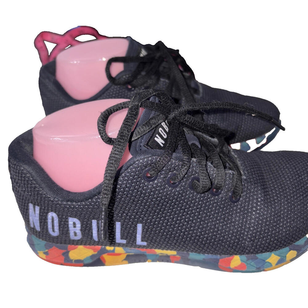 Nobull Outwork Womens 7Black Daisy Shoes Sneaker Mens 5.5 - Picture 2 of 11